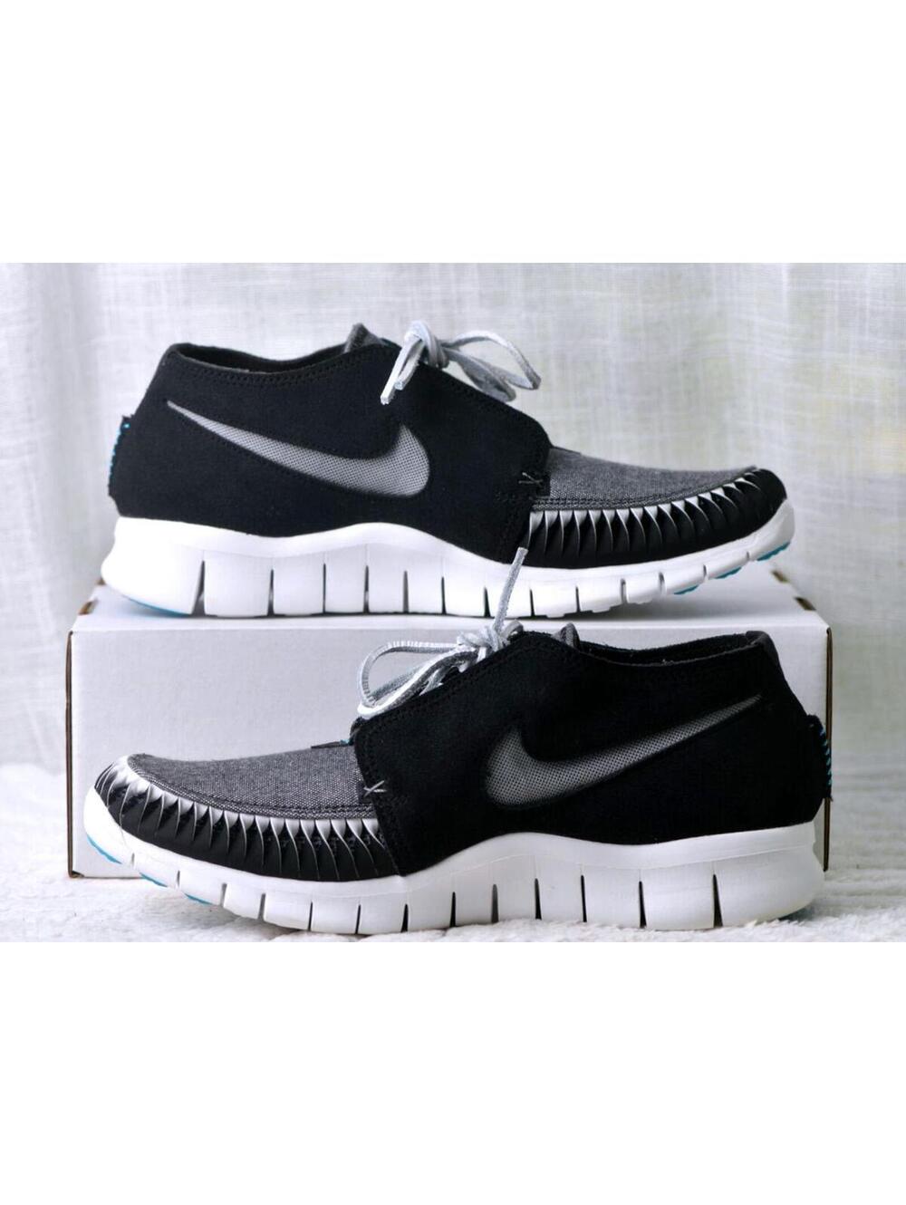 New! Size: 8 Men | Nike Free Forward Moc N7 | Black/Dark Turquoise | IB8163-010